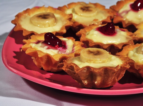 Frambuazlı - Muzlu Tartolet