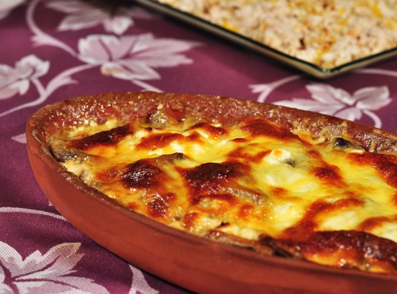 Kiremitte Kaşarlı Mantar