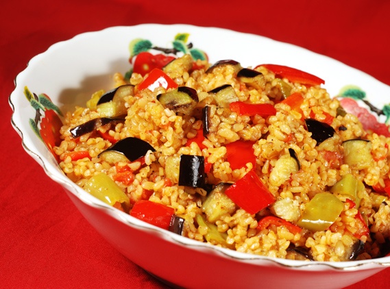 Sebzeli Bulgur Pilavı